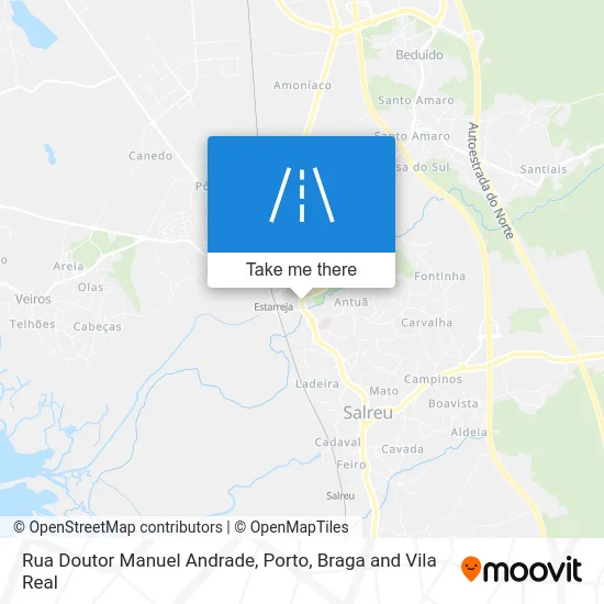 Rua Doutor Manuel Andrade map