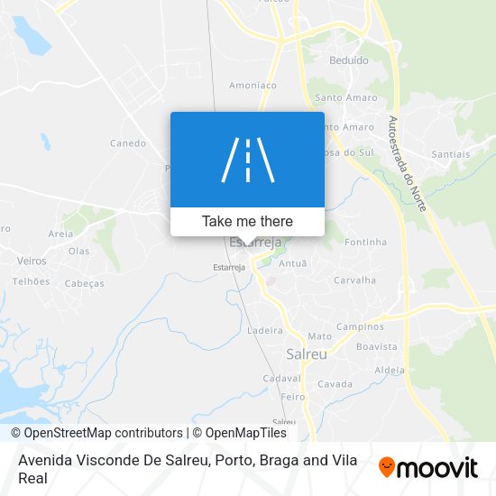 Avenida Visconde De Salreu map