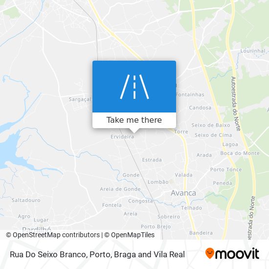 Rua Do Seixo Branco mapa