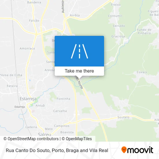 Rua Canto Do Souto map