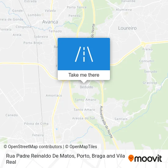 Rua Padre Reinaldo De Matos map