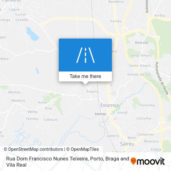 Rua Dom Francisco Nunes Teixeira map