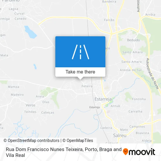 Rua Dom Francisco Nunes Teixeira map