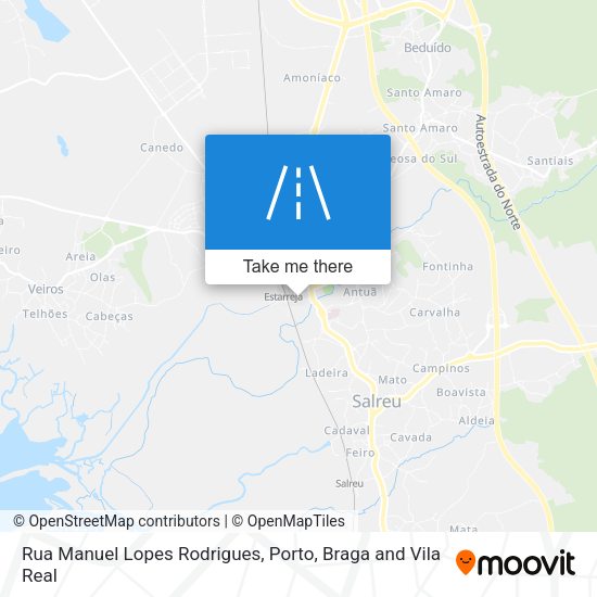 Rua Manuel Lopes Rodrigues mapa