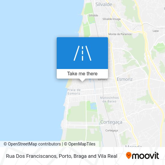 Rua Dos Franciscanos mapa