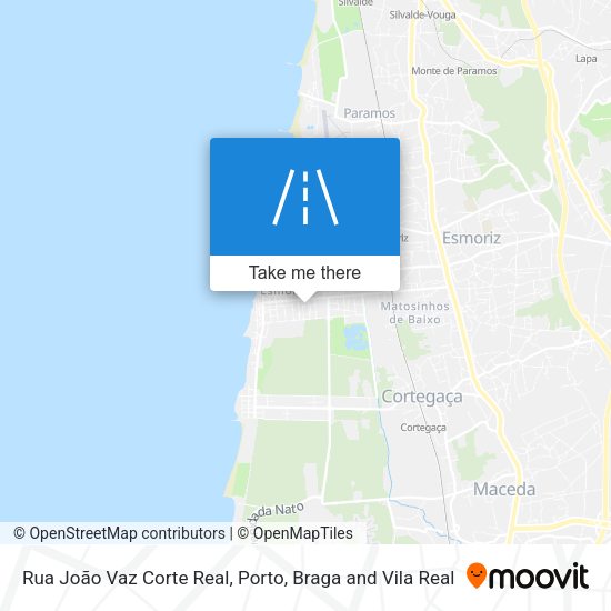 Rua João Vaz Corte Real map