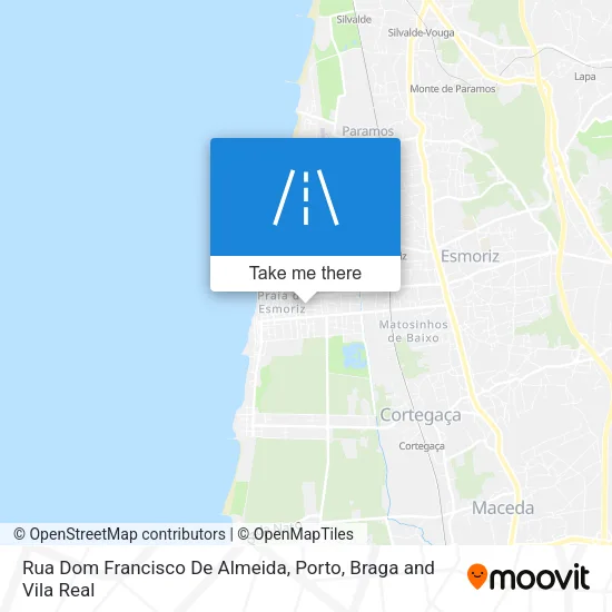 Rua Dom Francisco De Almeida map