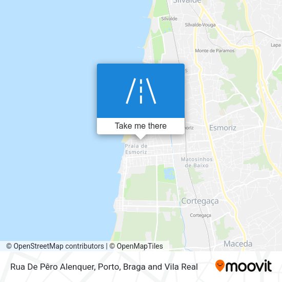 Rua De Pêro Alenquer mapa