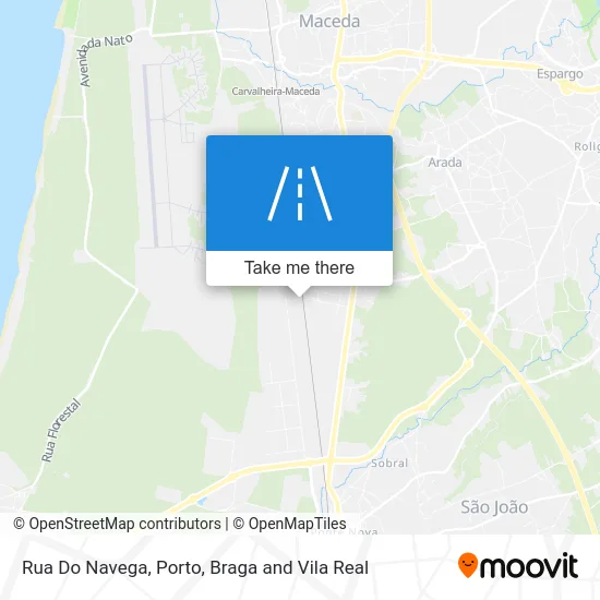 Rua Do Navega map