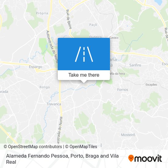 Alameda Fernando Pessoa mapa