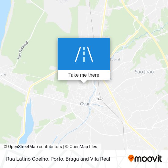 Rua Latino Coelho mapa