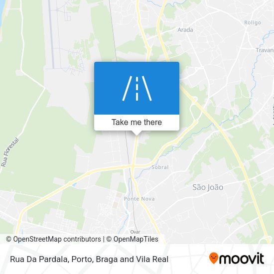 Rua Da Pardala map