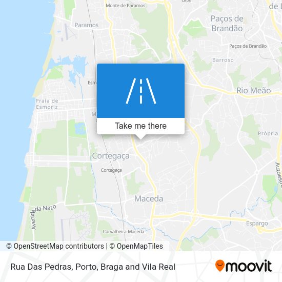 Rua Das Pedras mapa