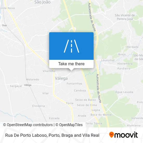 Rua De Porto Laboso map