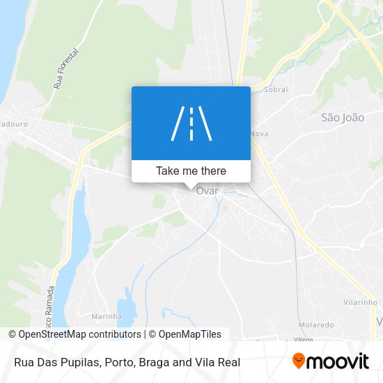 Rua Das Pupilas mapa