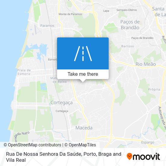 Rua De Nossa Senhora Da Saúde mapa
