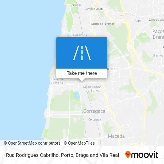 Rua Rodrigues Cabrilho map