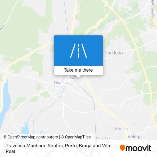 Travessa Machado Santos mapa