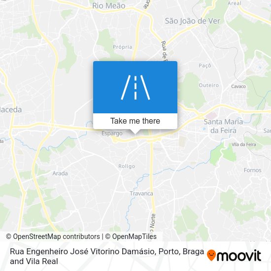 Rua Engenheiro José Vitorino Damásio mapa