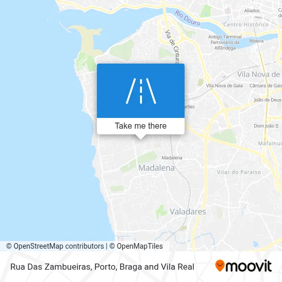 Rua Das Zambueiras map