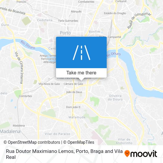 Rua Doutor Maximiano Lemos map