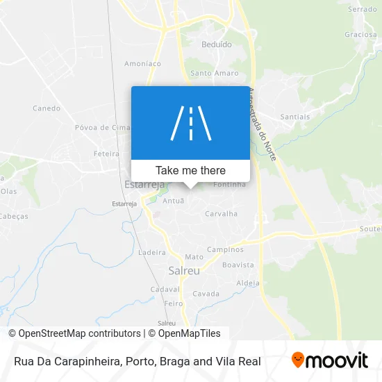 Rua Da Carapinheira map
