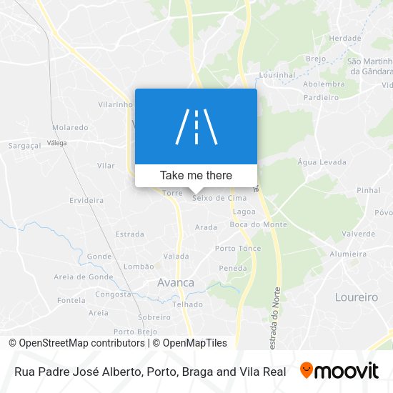 Rua Padre José Alberto map