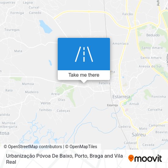 Urbanização Póvoa De Baixo map
