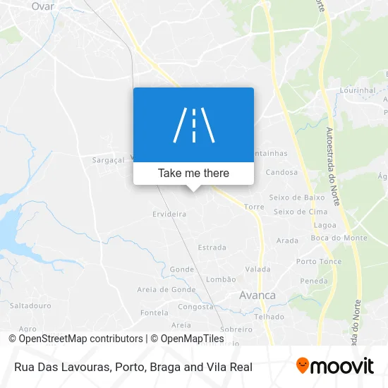 Rua Das Lavouras map