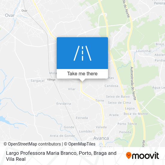 Largo Professora Maria Branco mapa