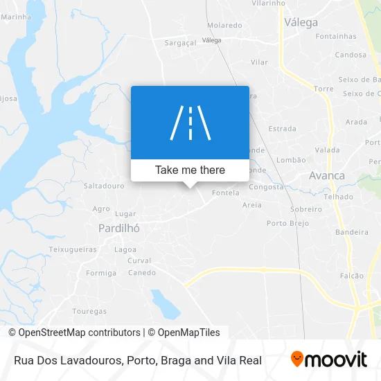 Rua Dos Lavadouros map