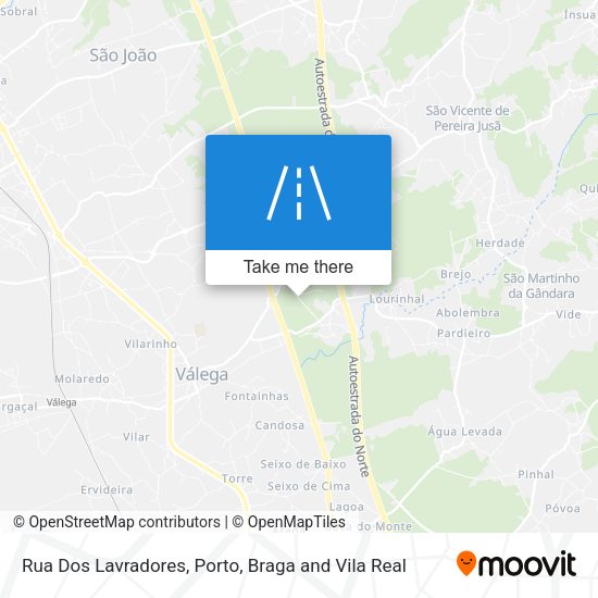 Rua Dos Lavradores mapa