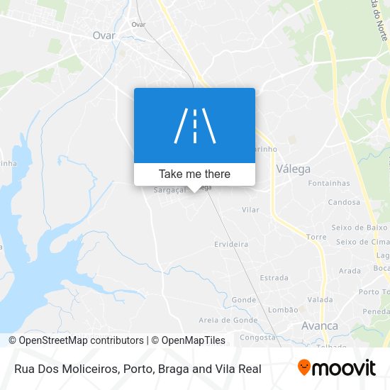 Rua Dos Moliceiros mapa