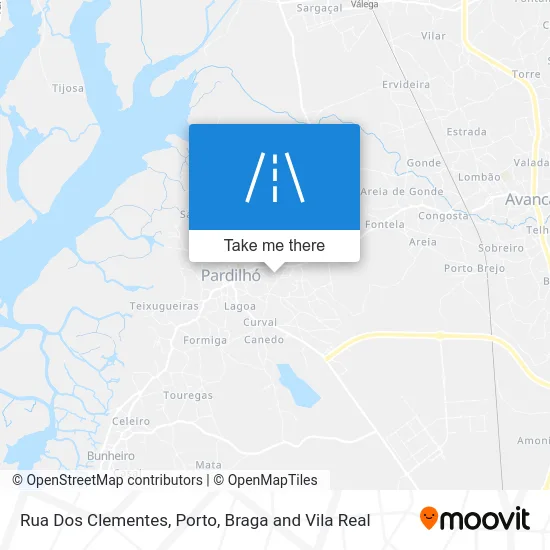 Rua Dos Clementes map