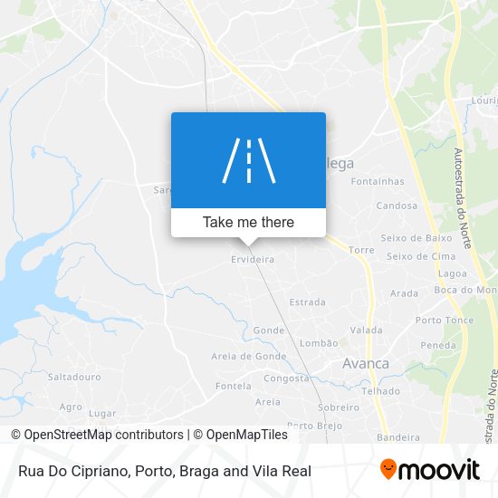 Rua Do Cipriano mapa