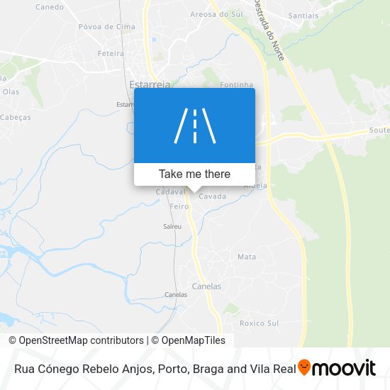 Rua Cónego Rebelo Anjos map