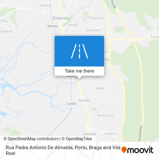 Rua Padre António De Almeida mapa