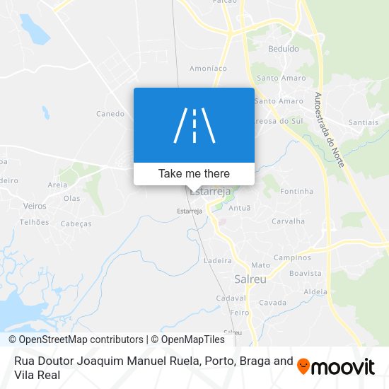 Rua Doutor Joaquim Manuel Ruela mapa