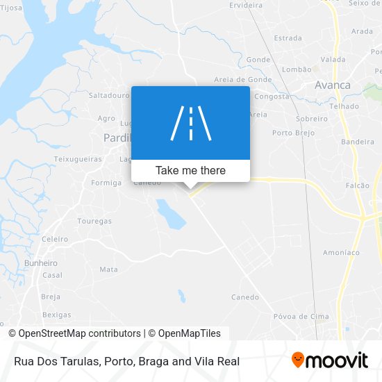 Rua Dos Tarulas mapa