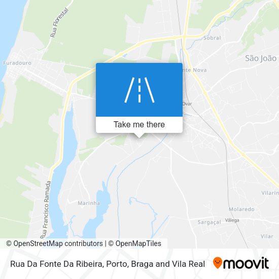 Rua Da Fonte Da Ribeira map
