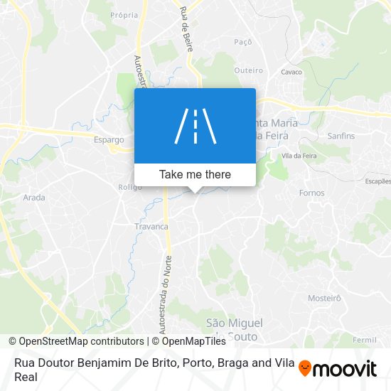 Rua Doutor Benjamim De Brito map