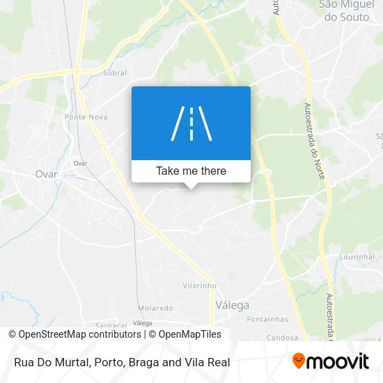 Rua Do Murtal map