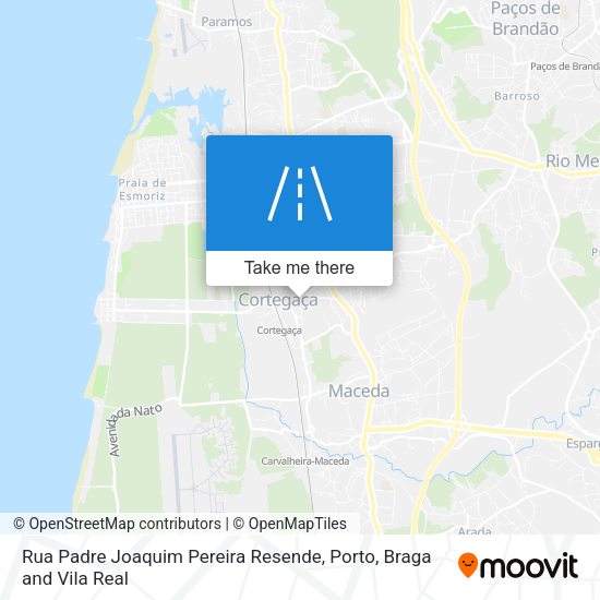 Rua Padre Joaquim Pereira Resende map