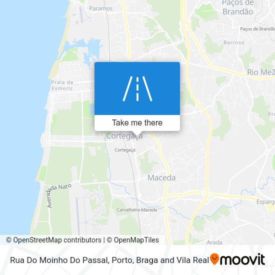 Rua Do Moinho Do Passal map