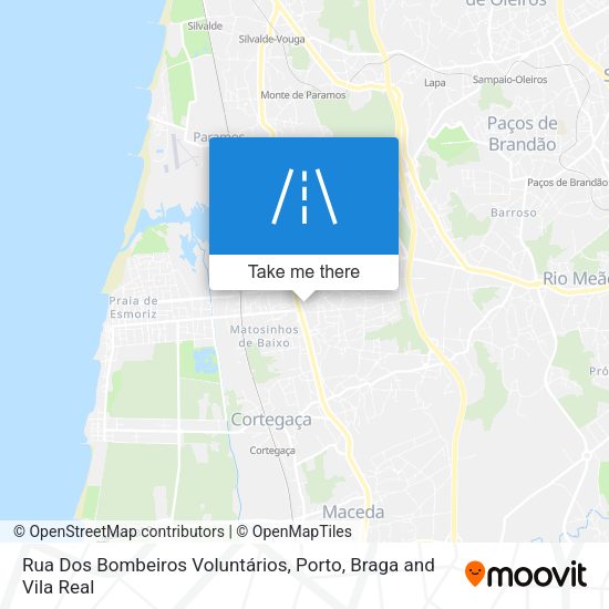 Rua Dos Bombeiros Voluntários map