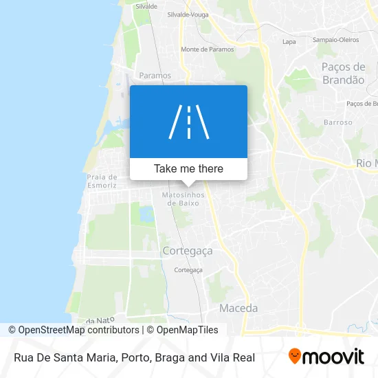Rua De Santa Maria map