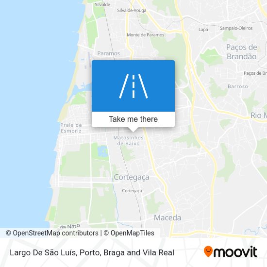 Largo De São Luís mapa