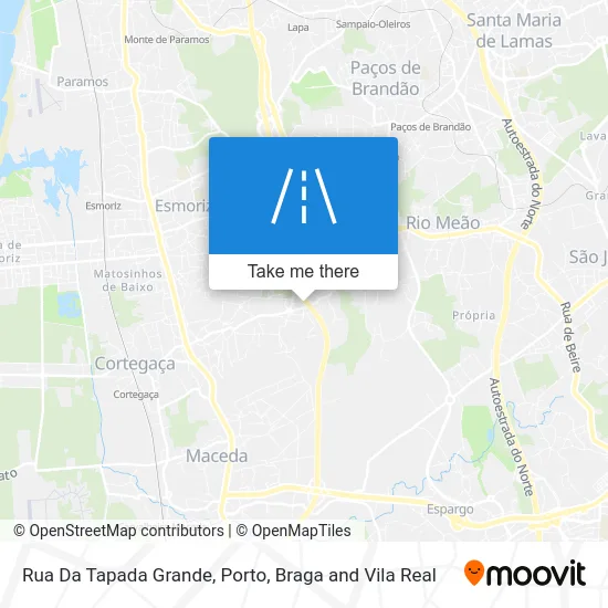 Rua Da Tapada Grande map