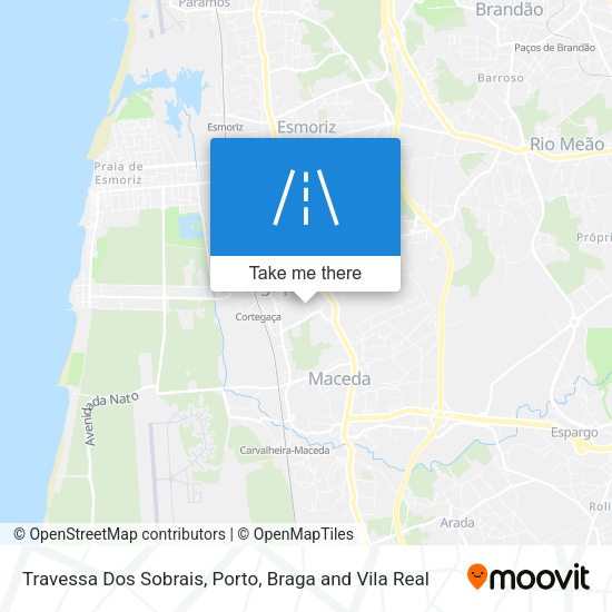 Travessa Dos Sobrais mapa