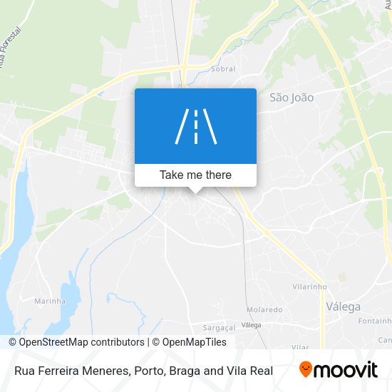 Rua Ferreira Meneres mapa